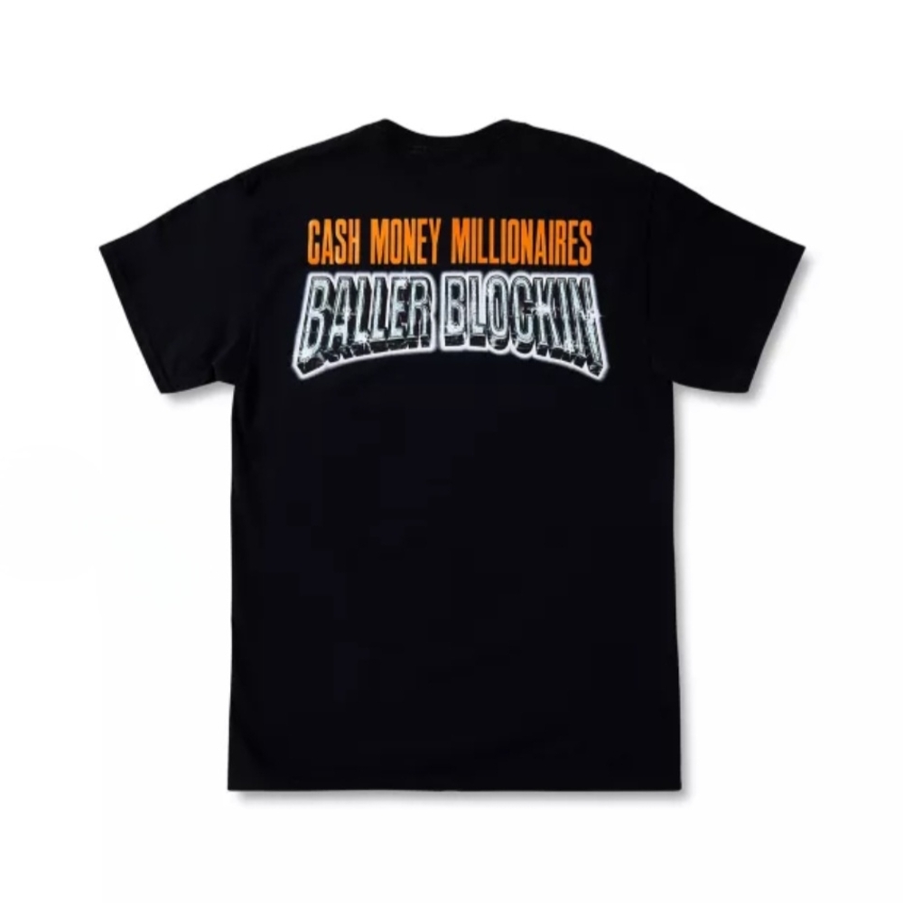 XL Black 2 Sided "Baller Blockin" T-Shirt - Picture 3 of 3